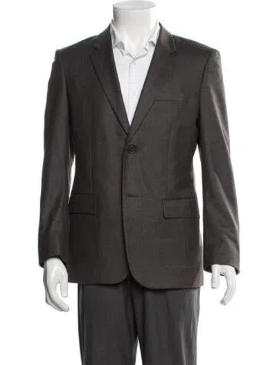 Pre-owned Jil Sander Virgin Wool Blazer In Gray