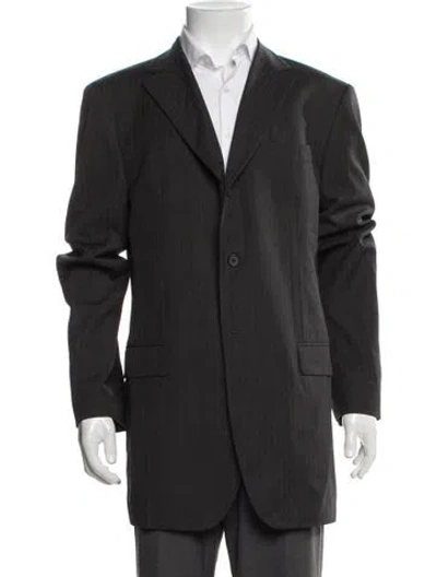 Pre-owned Jil Sander Virgin Wool Blazer In Grey
