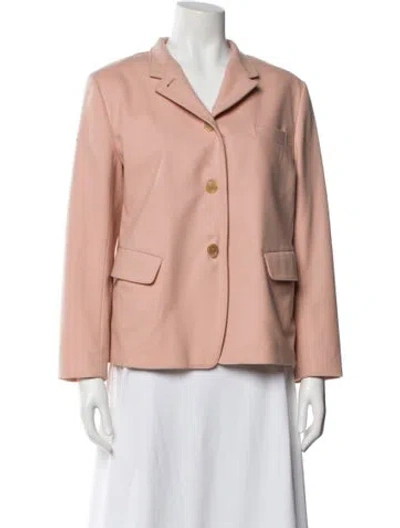 Pre-owned Jil Sander Virgin Wool Blazer In Pink