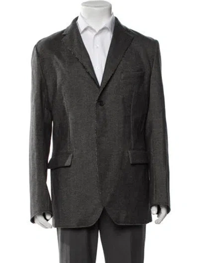 Pre-owned Jil Sander Virgin Wool Blazer In Red