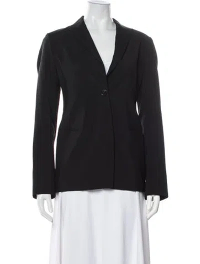 Pre-owned Jil Sander Virgin Wool Blazer W/ Tags In Black