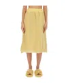 Jil Sander Women's Midi Skirt In Nude