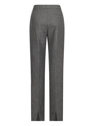 Jil Sander Virgin Wool-blend Trousers In Gray