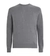Jil Sander Virgin Wool-cashmere Sweater In Gray