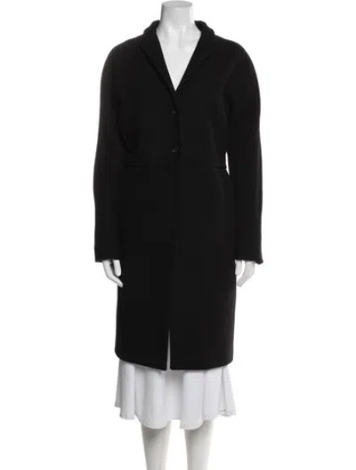 Pre-owned Jil Sander Virgin Wool Coat In Black
