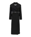 Jil Sander Women Double-breasted Coat In Black
