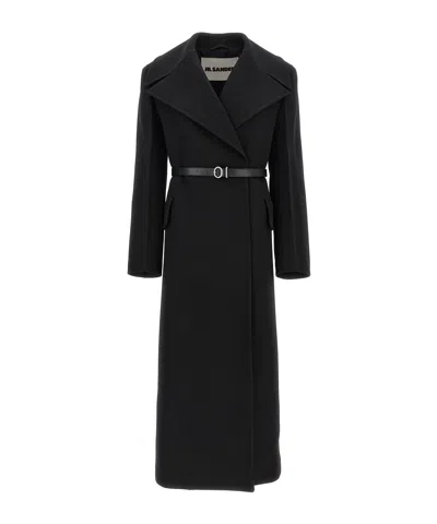 JIL SANDER JIL SANDER BELTED LONG COAT