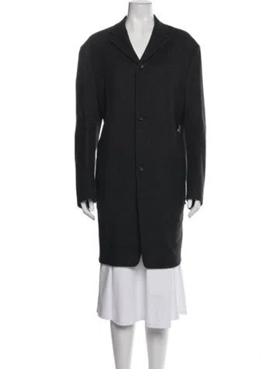 Pre-owned Jil Sander Virgin Wool Coat In Gray