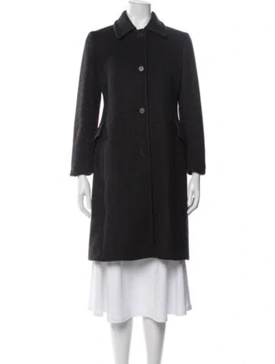 Pre-owned Jil Sander Virgin Wool Coat In Gray