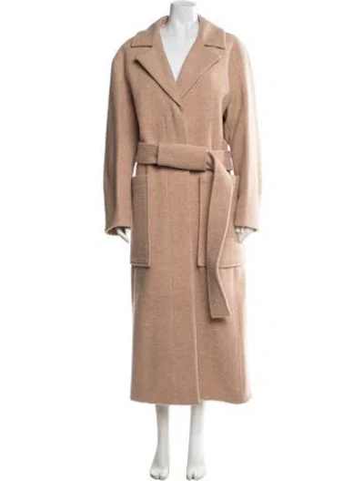 Pre-owned Jil Sander Virgin Wool Coat In Neutral