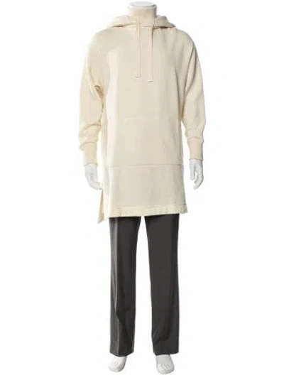 Pre-owned Jil Sander Virgin Wool Crew Neck Hoodie In Neutral