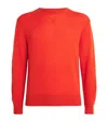Jil Sander Virgin Wool Crew-neck Sweater In Red