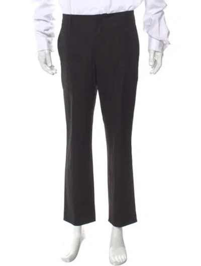 Pre-owned Jil Sander Virgin Wool Dress Pants In Black