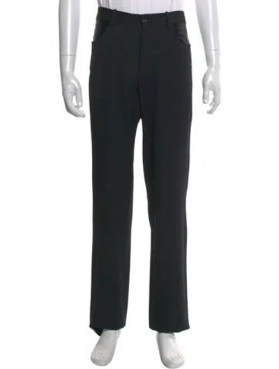 Pre-owned Jil Sander Virgin Wool Dress Pants In Black
