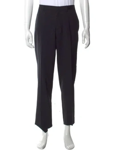 Pre-owned Jil Sander Virgin Wool Dress Pants In Black