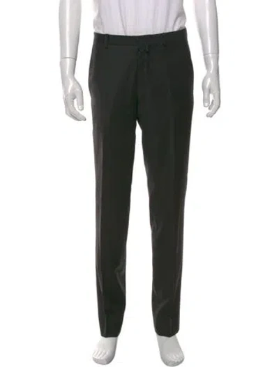 Pre-owned Jil Sander Virgin Wool Dress Pants In Blue
