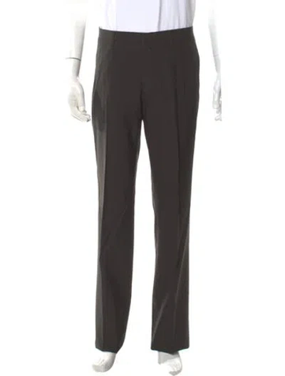 Pre-owned Jil Sander Virgin Wool Dress Pants In Gray