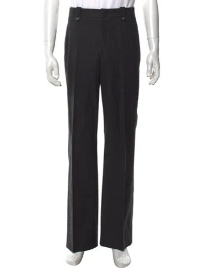 Pre-owned Jil Sander Virgin Wool Dress Pants In Gray