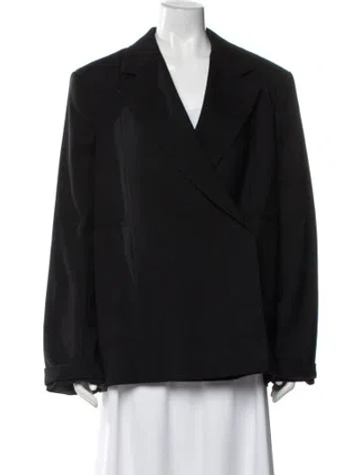 Pre-owned Jil Sander Virgin Wool Jacket In Black