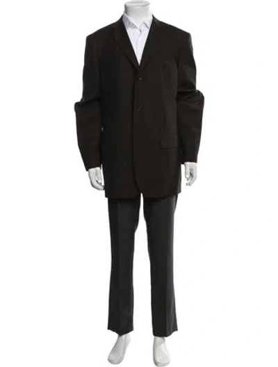 Pre-owned Jil Sander Virgin Wool Jacket In Black