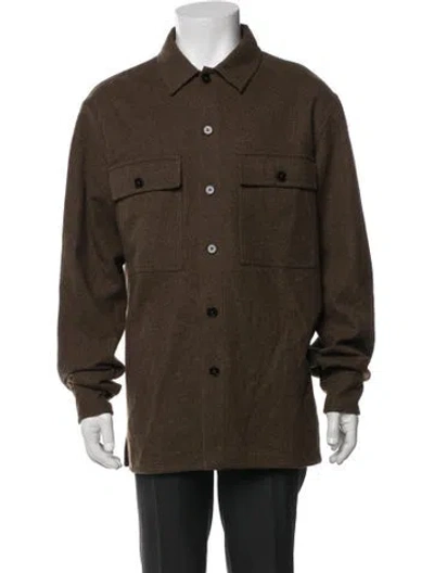 Pre-owned Jil Sander Virgin Wool Jacket In Brown