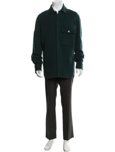 Pre-owned Jil Sander Virgin Wool Jacket In Green