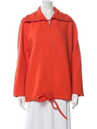 Pre-owned Jil Sander Virgin Wool Jacket In Orange