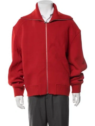 Pre-owned Jil Sander Virgin Wool Jacket W/ Tags In Red