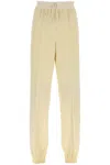 Jil Sander Virgin Wool Jogger Pants In Butter (yellow)