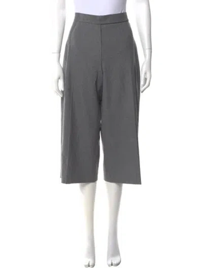 Pre-owned Jil Sander Virgin Wool Knee-length Shorts In Gray