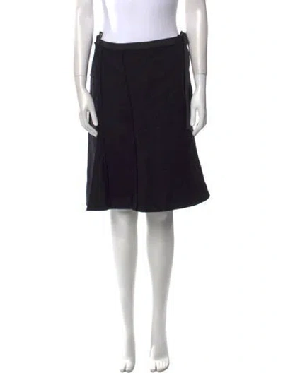 Pre-owned Jil Sander Virgin Wool Knee-length Skirt In Multi