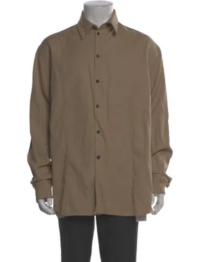 Pre-owned Jil Sander Virgin Wool Long Sleeve Shirt In Neutral