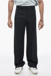 Jil Sander Virgin Wool Luigi Palazzo Pants With Ankle Button