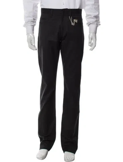 Pre-owned Jil Sander Virgin Wool Pants In Black