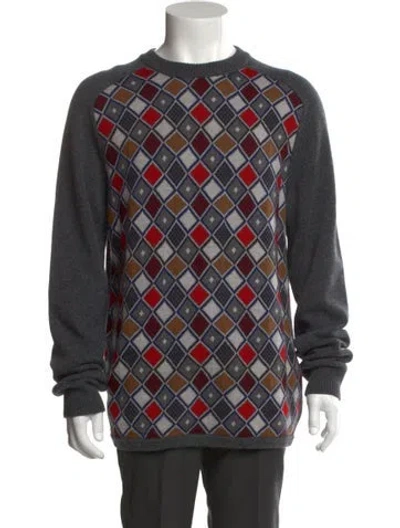Pre-owned Jil Sander Virgin Wool Printed Pullover In Multi