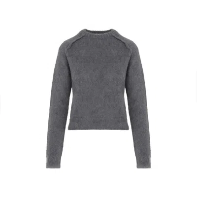 Jil Sander Virgin Wool Pullover In Grey