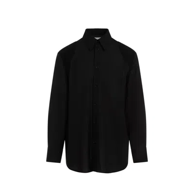 Jil Sander Virgin Wool Shirt In Blue