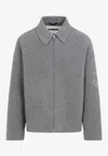 Jil Sander Wool Jacket In Gray