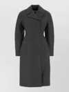Jil Sander Double-breasted Virgin Wool Coat In Gray