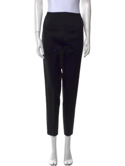 Pre-owned Jil Sander Virgin Wool Skinny Leg Pants In Black