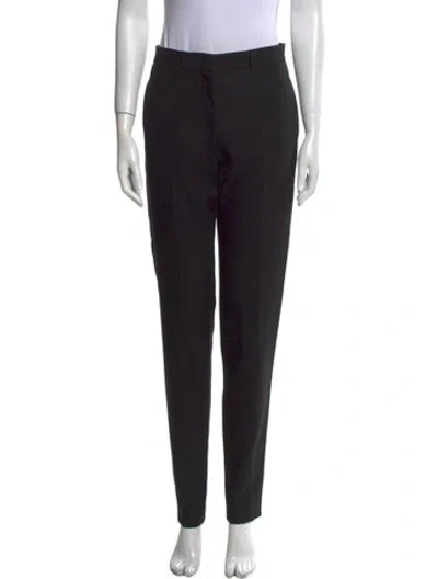 Pre-owned Jil Sander Virgin Wool Skinny Leg Pants In Black