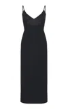 Jil Sander Virgin Wool Sleeveless Dress In Black