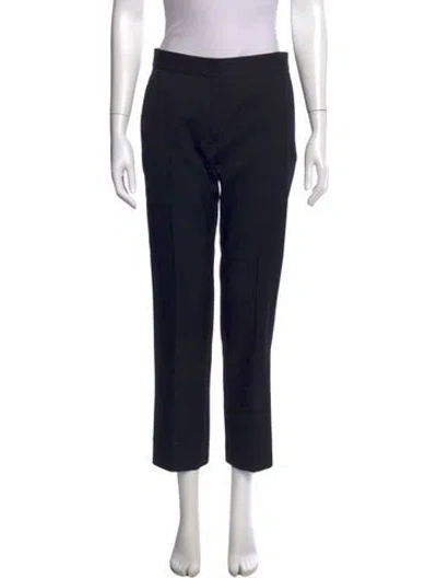 Pre-owned Jil Sander Virgin Wool Straight Leg Pants In Blue