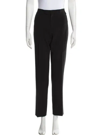 Pre-owned Jil Sander Virgin Wool Straight Leg Pants In Brown