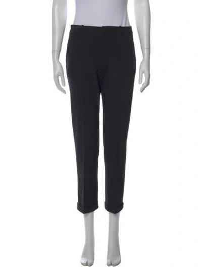 Pre-owned Jil Sander Virgin Wool Straight Leg Pants In Gray
