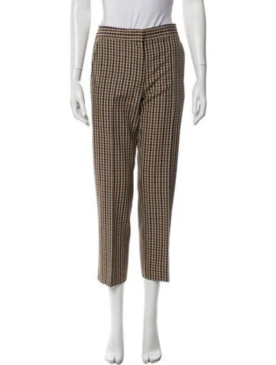 Pre-owned Jil Sander Virgin Wool Straight Leg Pants In Multi