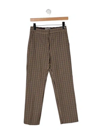 Pre-owned Jil Sander Virgin Wool Straight Leg Pants In Multicolor