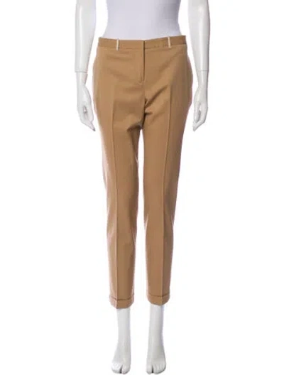 Pre-owned Jil Sander Virgin Wool Straight Leg Pants In Neutral