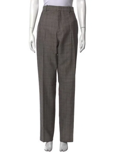 Pre-owned Jil Sander Virgin Wool Straight Leg Pants W/ Tags In Grey