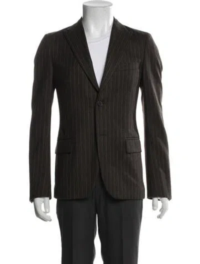 Pre-owned Jil Sander Virgin Wool Striped Blazer In Multi